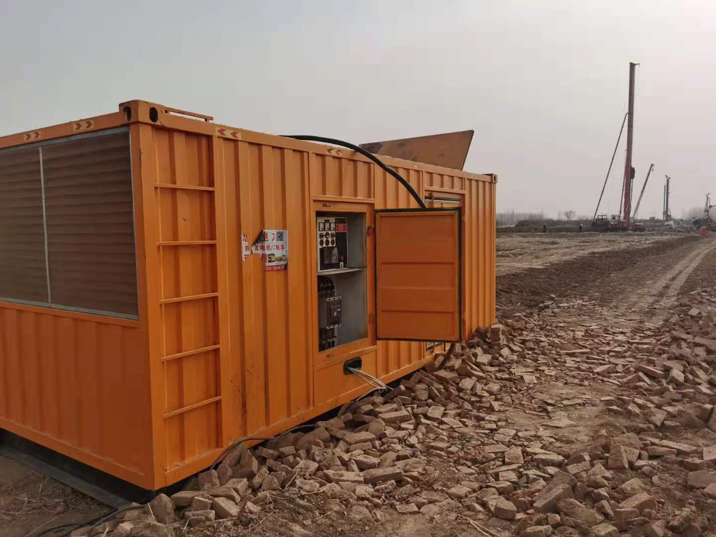 定襄发电车租赁-柴油发电机组的安装须知